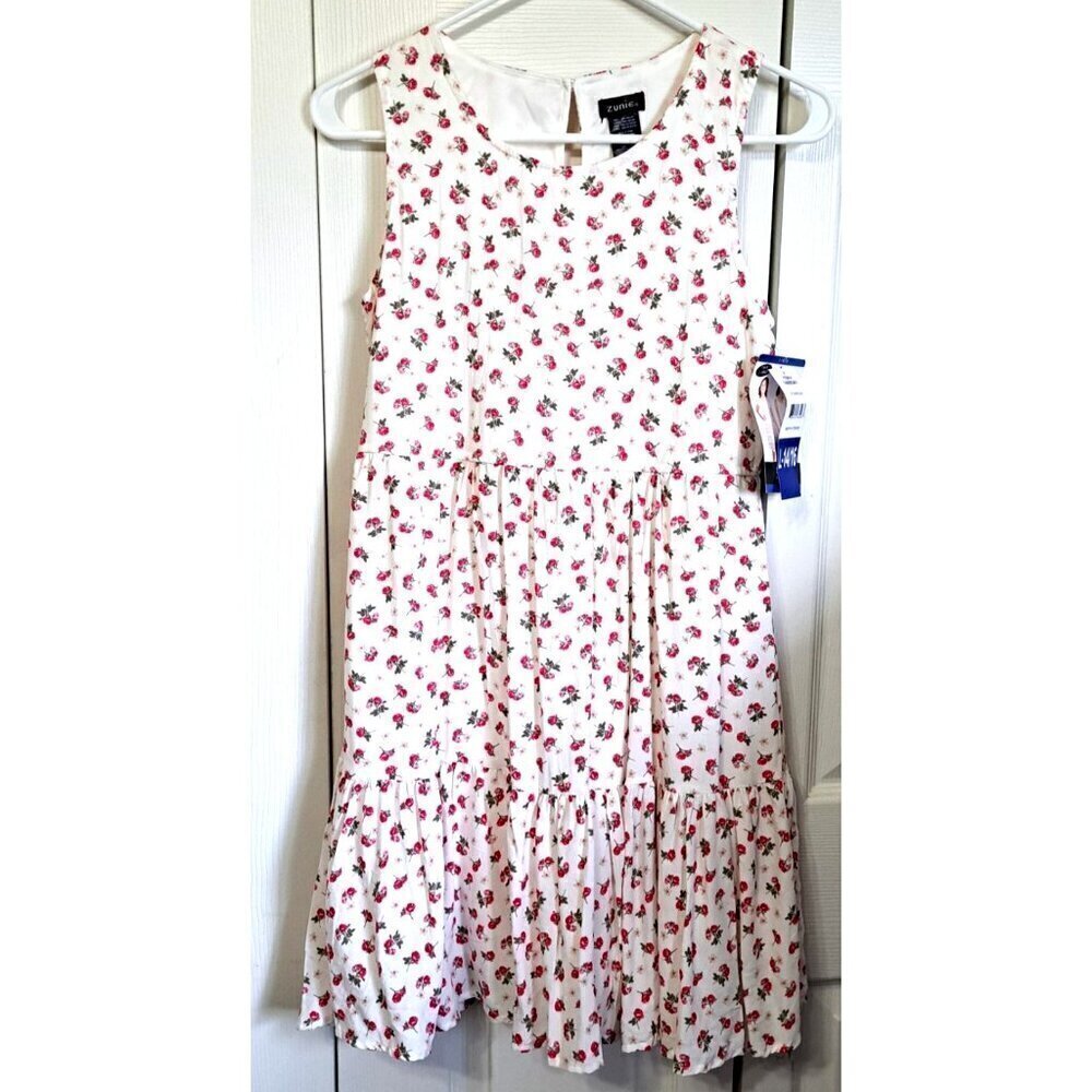 Zunie Girl's L(14/16) Sleeveless Floral Print Tiered Dress New w/Tags